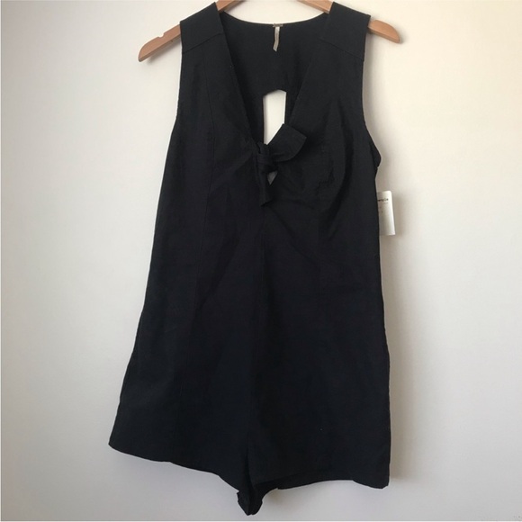 NWT Free People Daisy Romper in Black - Picture 3 of 10